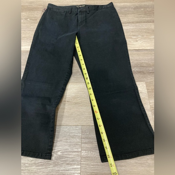 Ralph Lauren Polo Jeans Co Classic Black Women's Capris Size 10 Flare - Picture 5 of 9
